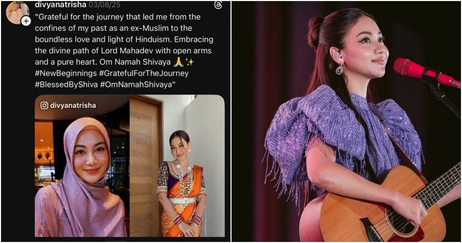 "Stop this nonsense!" - Fake Profile Misuses AI to Claim M'sian Singer Daiyan Trisha Converted to Hinduism