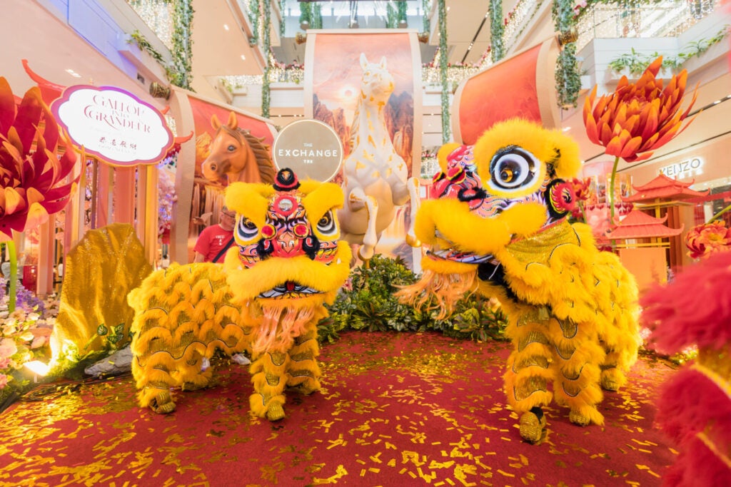 Prosperity Lion Dance At The Exchange Trx