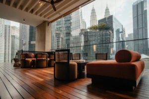 Santai Lounge With Klcc View