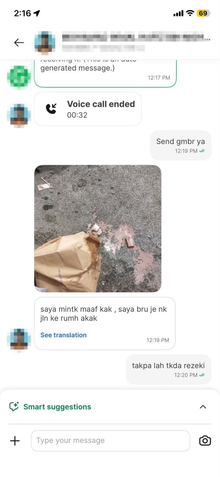 Kind M'sian Woman Refuses to Let Delivery Rider Pay for Spilt RM20 ...