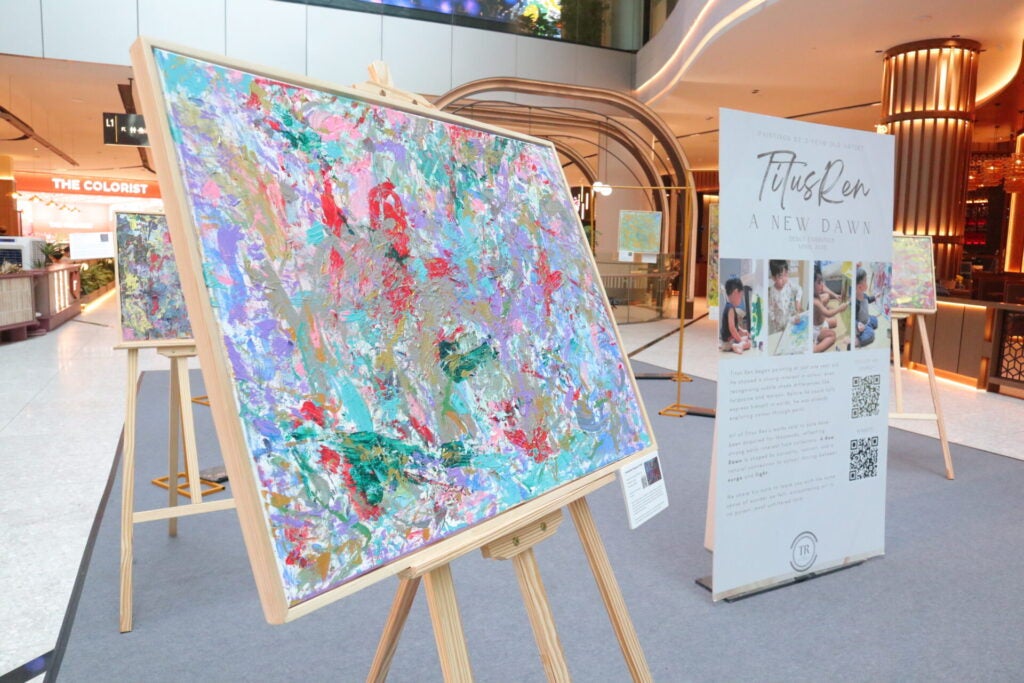 A New Dawn Featured 13 Original Artworks Each Hand Painted By The Young Artist