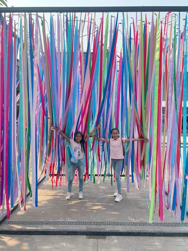 Art Installations Streamer Arches