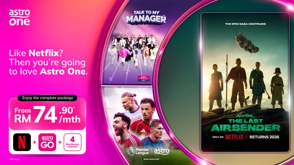 Astro One Netflix Bundle Campaign Kv Eng