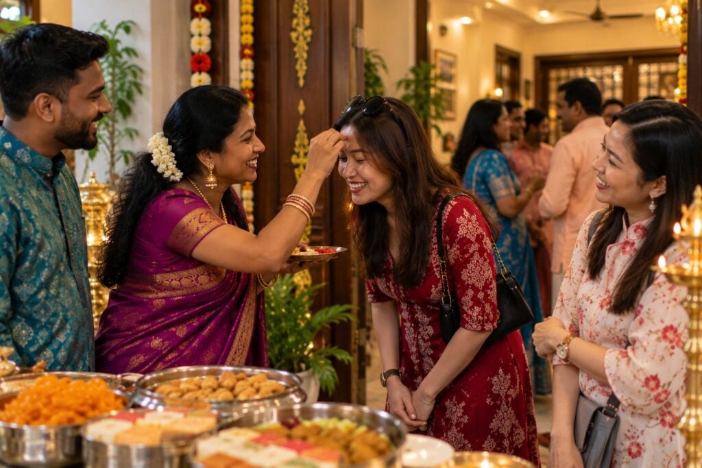 Festive Tilak Welcome Celebration