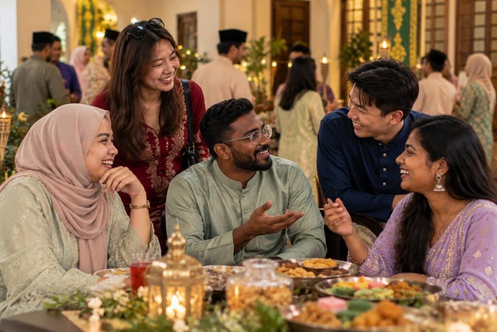 Joyful Multicultural Festive Gathering