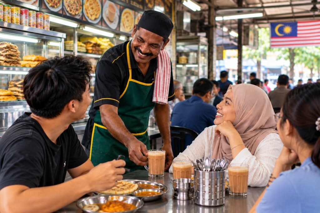 Smiles And Teh Tarik At The Kopitiam