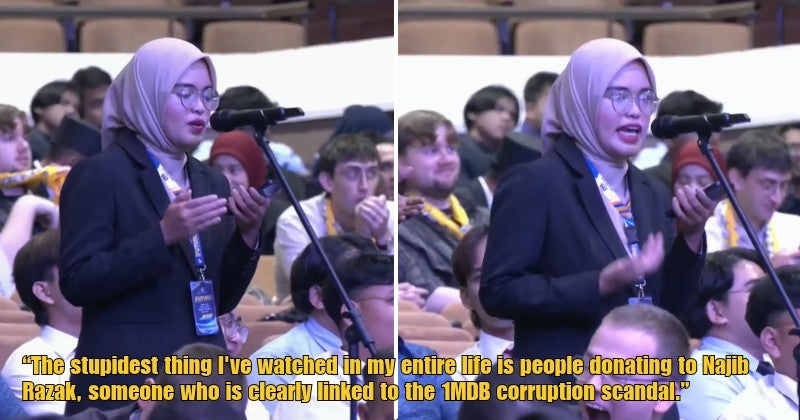 Photo: world of buzz UM Student Goes Viral After Calling Donations For Najib’s RM50 Million Fine The “Stupidest Thing” She’s Seen