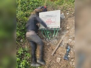 Mayat Tiang Elektrik Curi Kabel